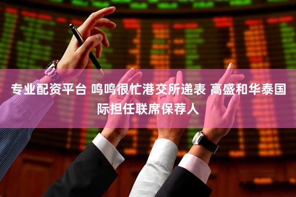 专业配资平台 鸣鸣很忙港交所递表 高盛和华泰国际担任联席保荐人